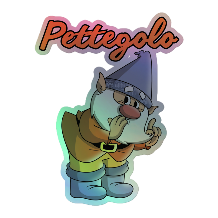 Adesivi olografici PETTEGOLO - Gufetto Brand