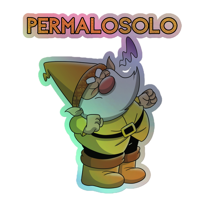 Adesivi olografici PERMALOSOLO - Gufetto Brand