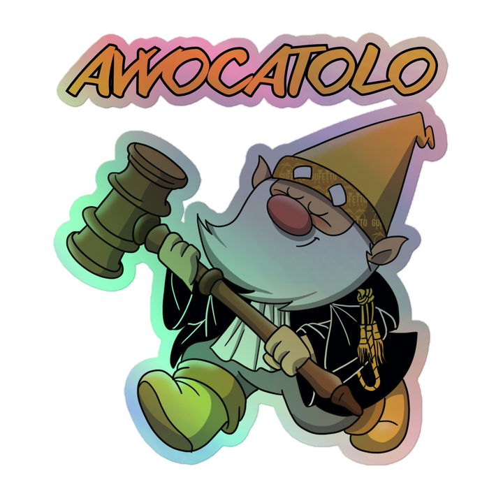 Adesivi olografici AVVOCATOLO - Gufetto Brand