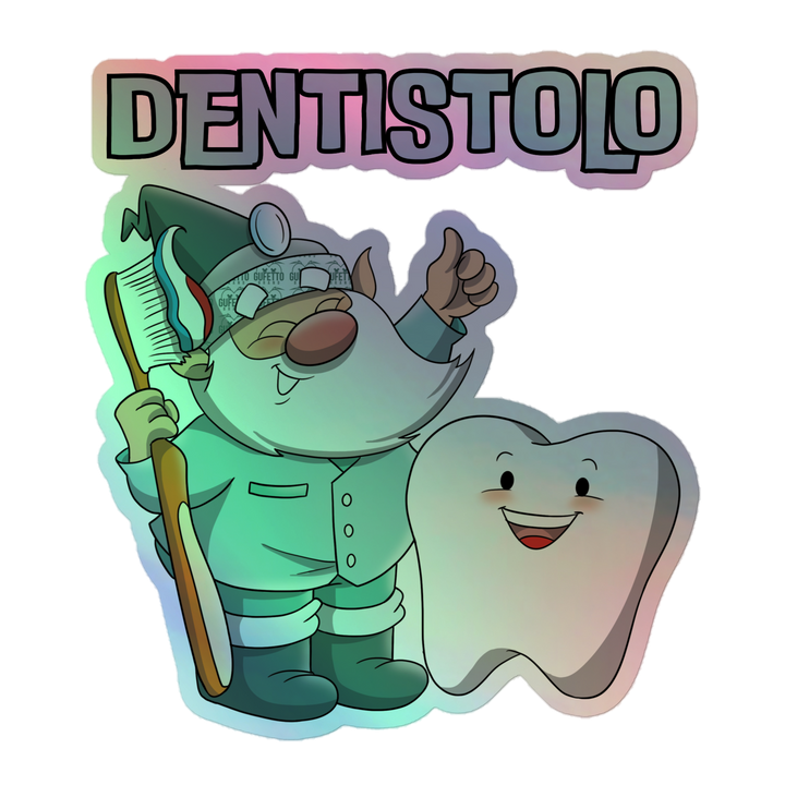 Adesivi olografici DENTISTOLO - Gufetto Brand
