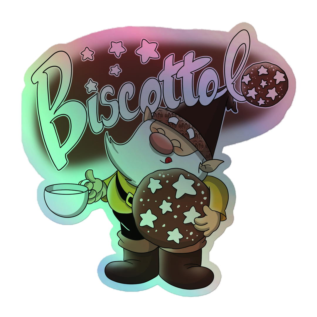 Adesivi olografici BISCOTTOLO - Gufetto Brand