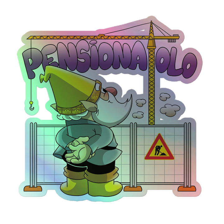 Adesivi olografici PENSIONATOLO - Gufetto Brand