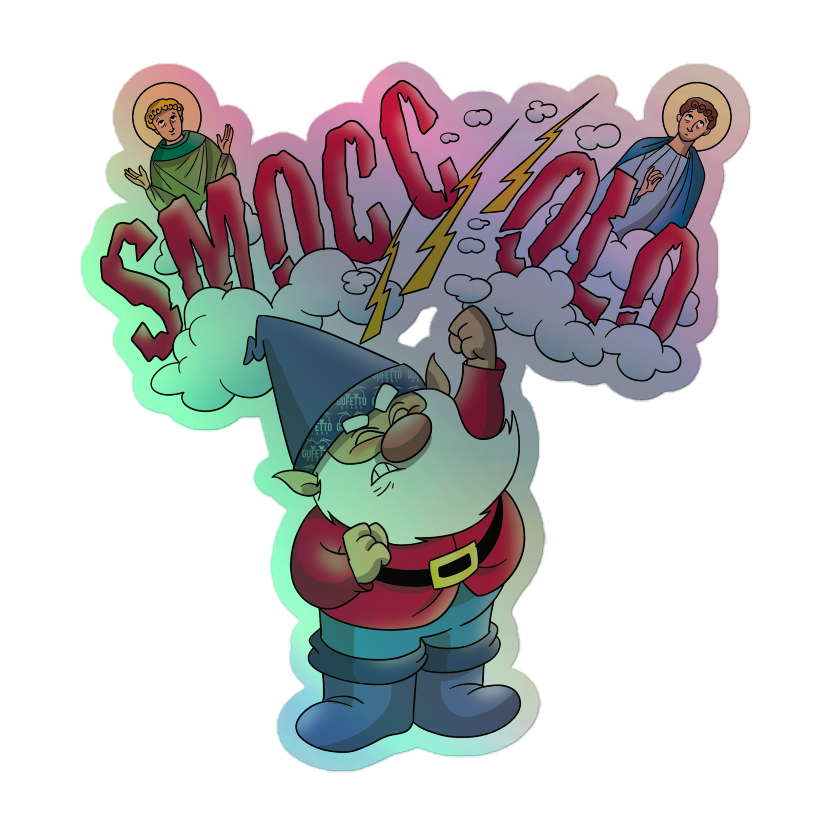 Adesivi olografici SMOCCOLO - Gufetto Brand