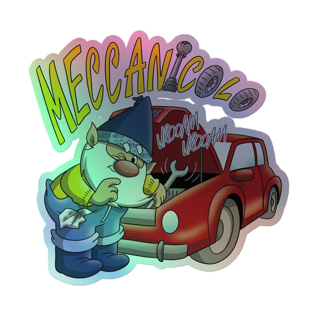Adesivi olografici MECCANICOLO - Gufetto Brand