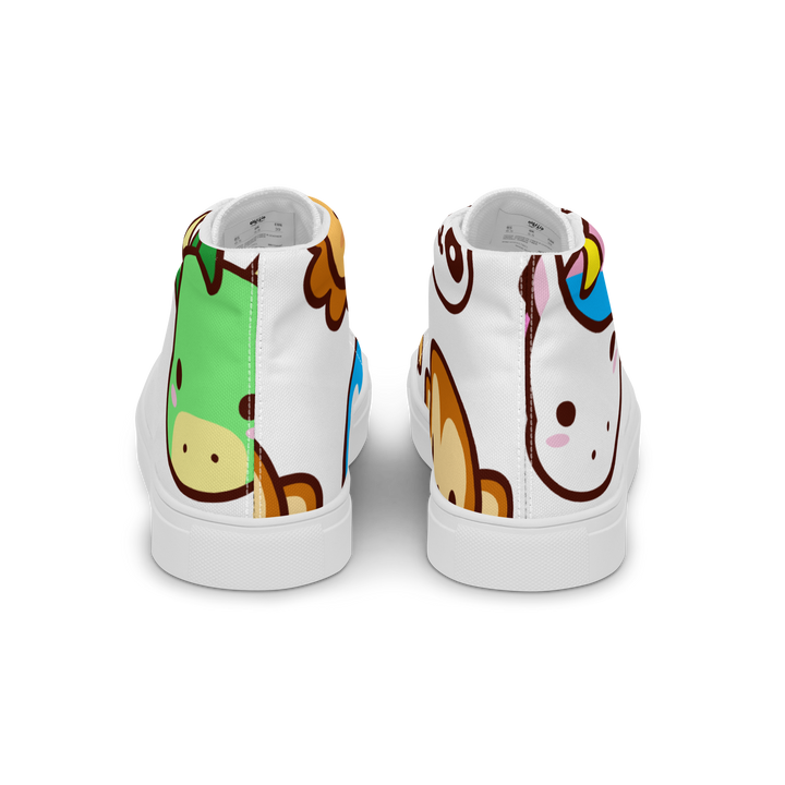 Sneakers alte in tela da uomo EMOJI - Gufetto Brand