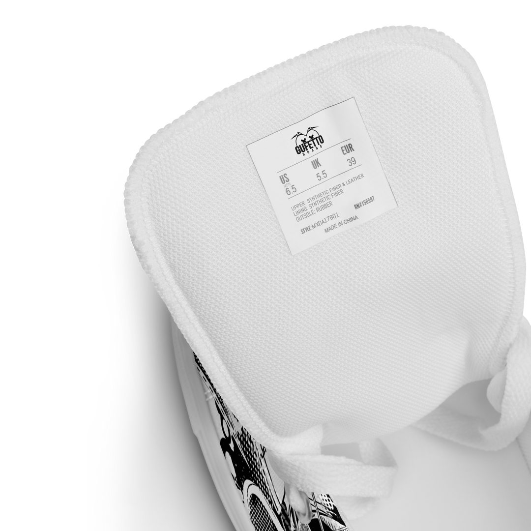 Sneakers alte in tela da uomo GOAL - Gufetto Brand