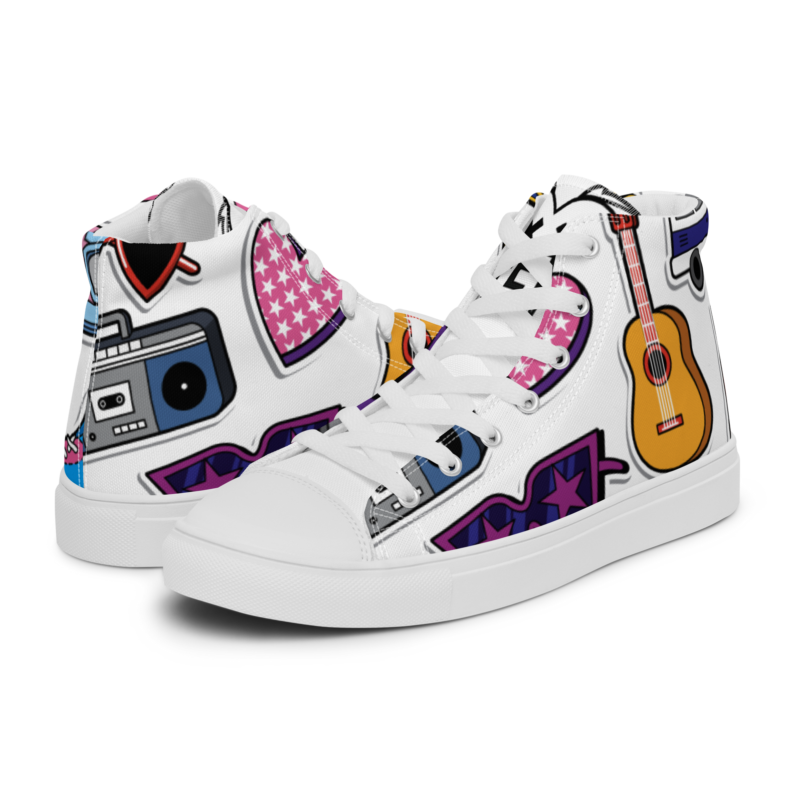 Sneakers alte in tela da uomo 80/90 - Gufetto Brand