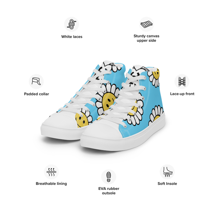 Sneakers alte in tela da uomo M'AMA NON M'AMA - Gufetto Brand