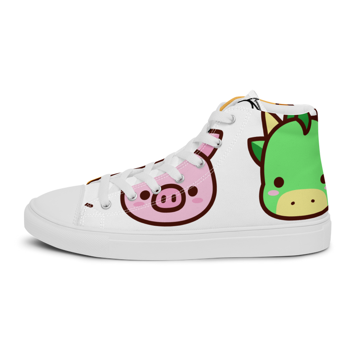 Sneakers alte in tela da uomo EMOJI - Gufetto Brand