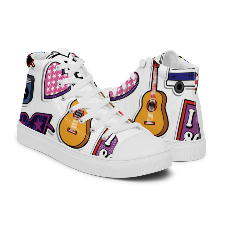 Sneakers alte in tela da uomo 80/90 - Gufetto Brand