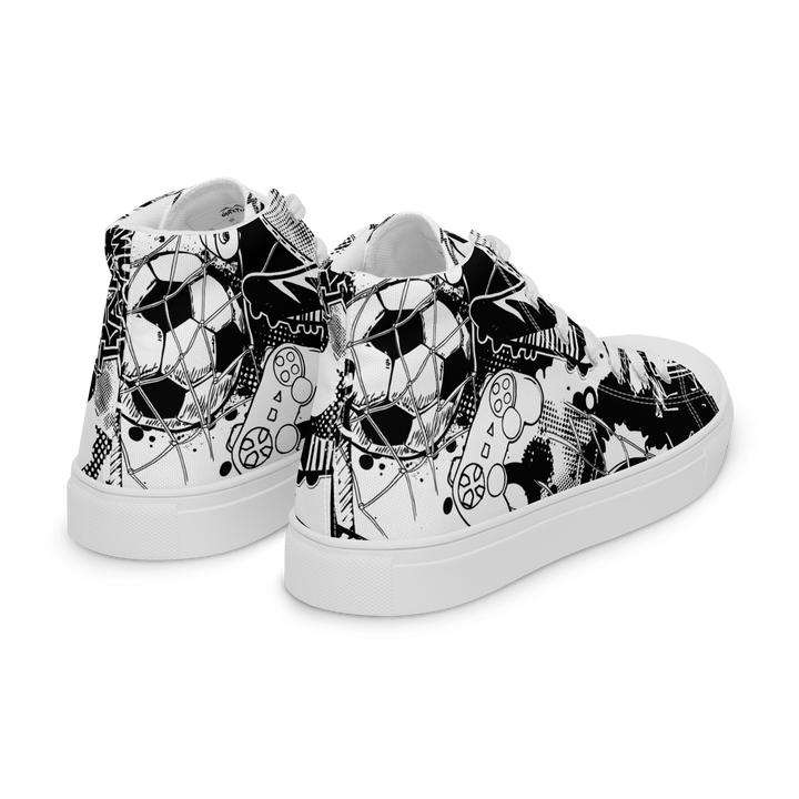 Sneakers alte in tela da uomo GOAL - Gufetto Brand