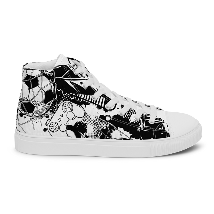 Sneakers alte in tela da uomo GOAL - Gufetto Brand