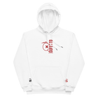 Premium eco hoodie Gufetto Brand White/Red - Gufetto Brand
