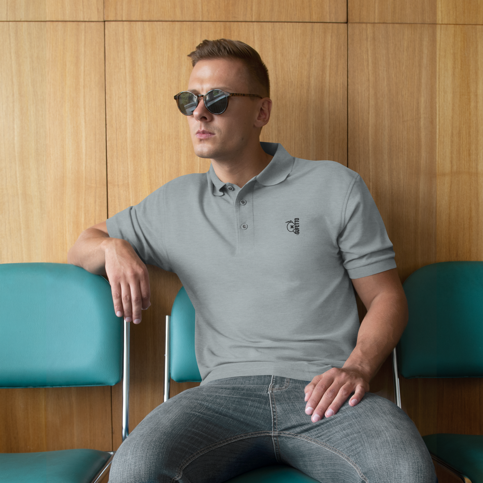 Polo premium da uomo GUFETTO BRAND TWO - Gufetto Brand