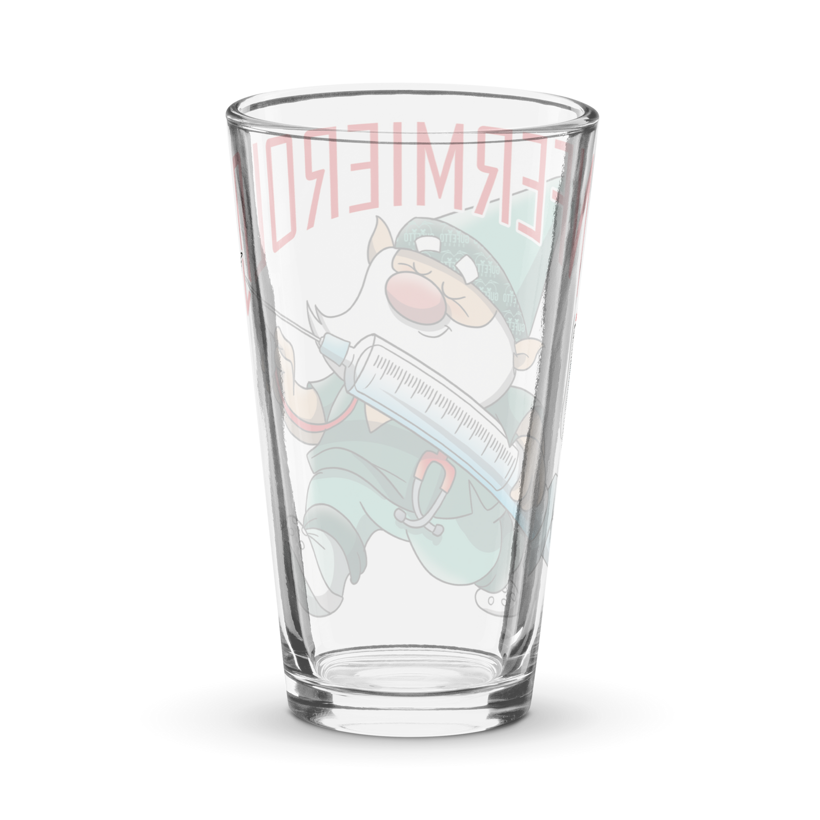 Bicchiere da birra INFERMIEROLO - Gufetto Brand