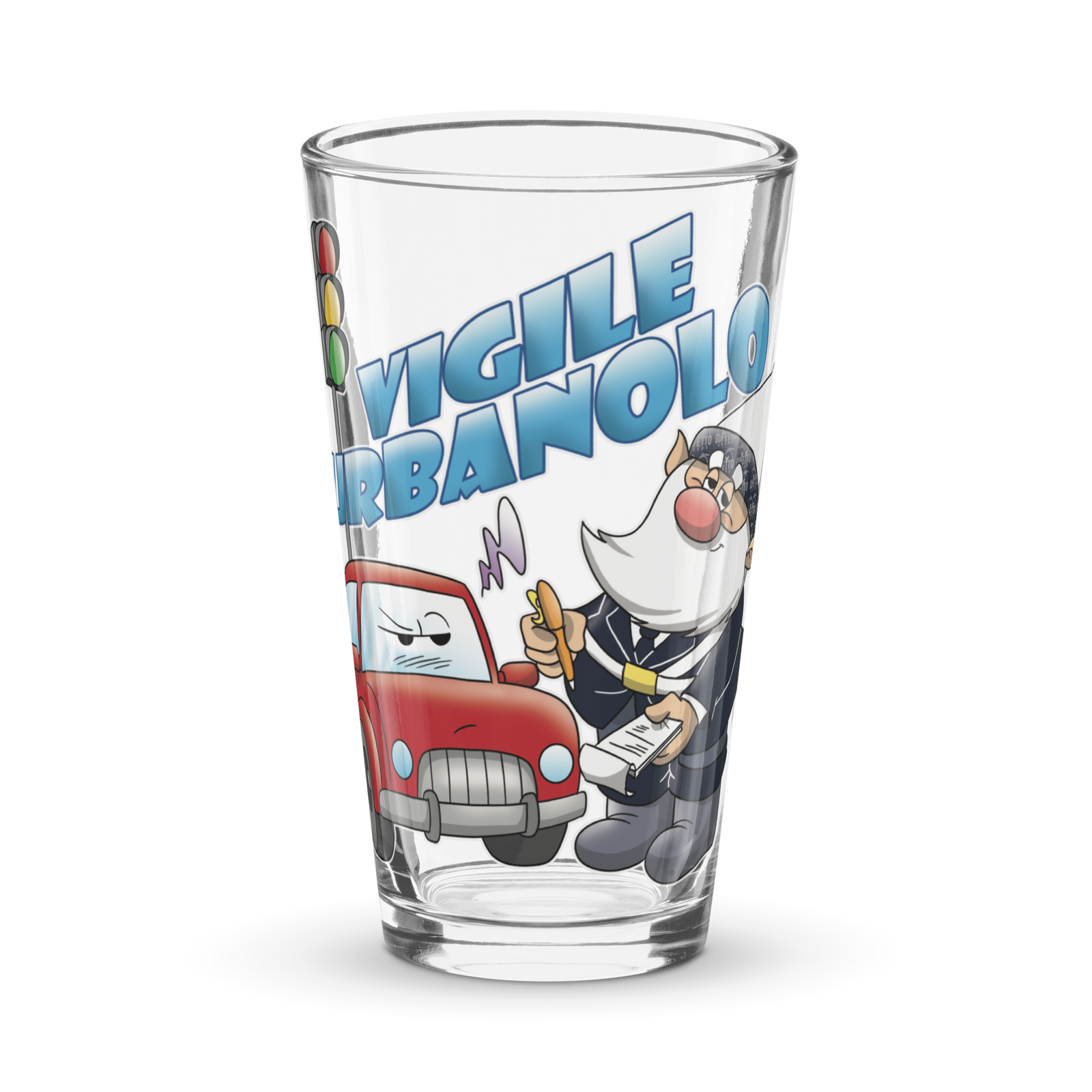 Bicchiere da birra VIGILE URBANOLO - Gufetto Brand