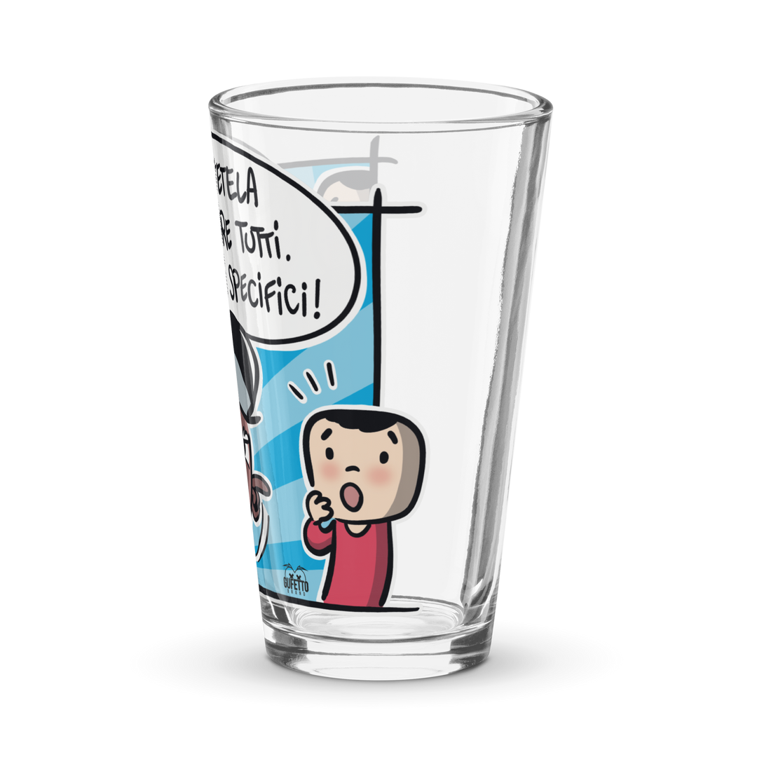 Bicchiere da birra ODIO TUTTI! - Gufetto Brand