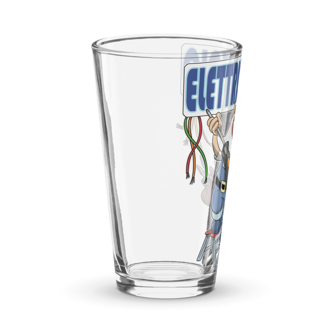 Bicchiere da birra ELETTRICISTOLO - Gufetto Brand