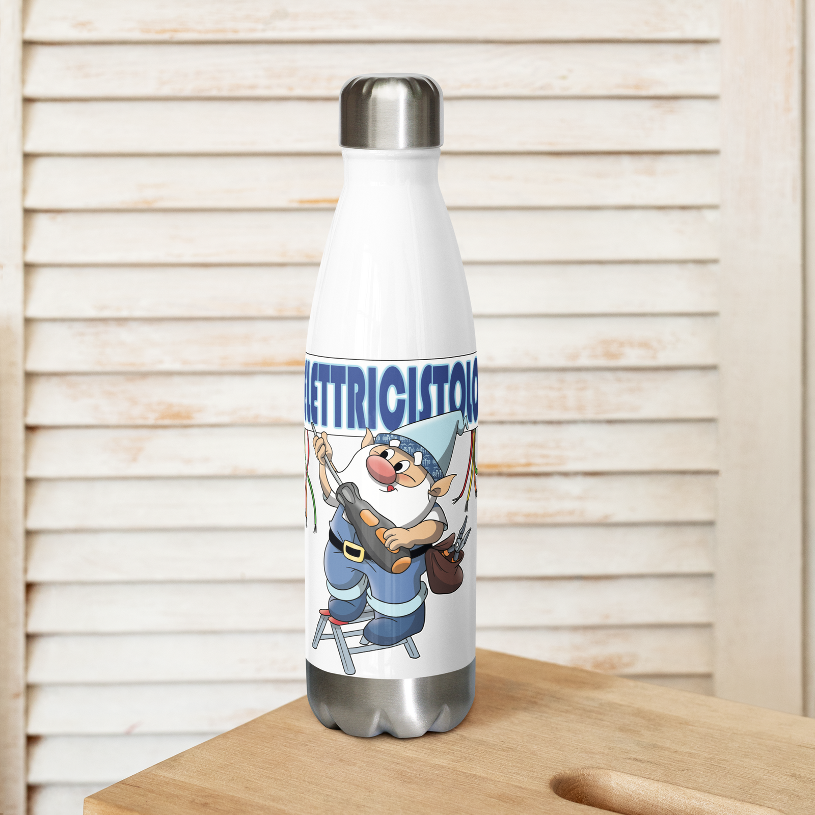 Borraccia in acciaio inossidabile ELETTRICISTOLO - Gufetto Brand