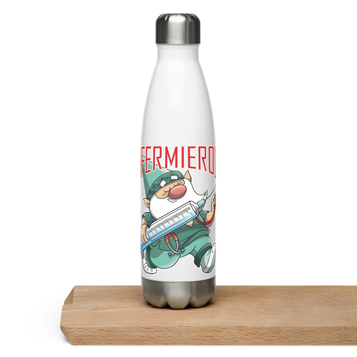 Borraccia in acciaio inossidabile INFERMIEROLO - Gufetto Brand