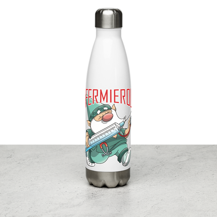 Borraccia in acciaio inossidabile INFERMIEROLO - Gufetto Brand