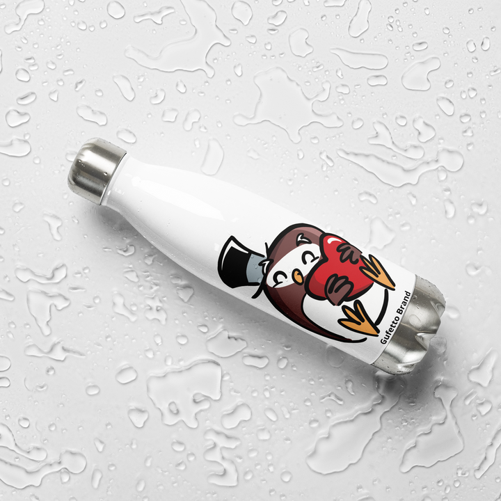 Borraccia in acciaio inossidabile GUFETTO CUORE - Gufetto Brand