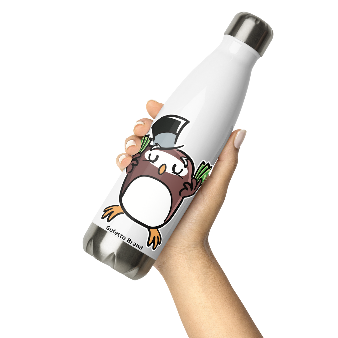 Borraccia in acciaio inossidabile GUFETTO SOLDI - Gufetto Brand