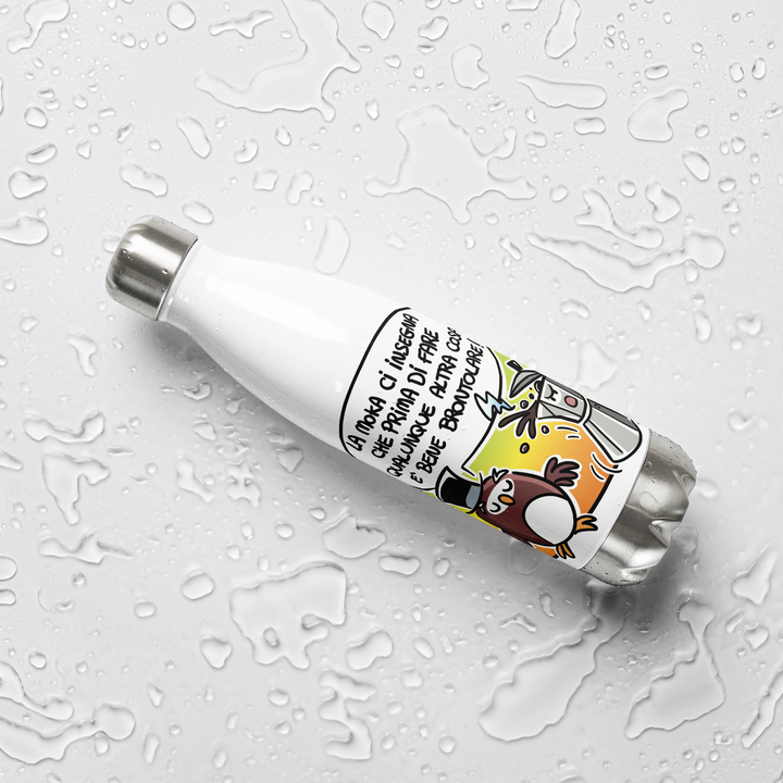 Borraccia in acciaio inossidabile LA MOKA - Gufetto Brand