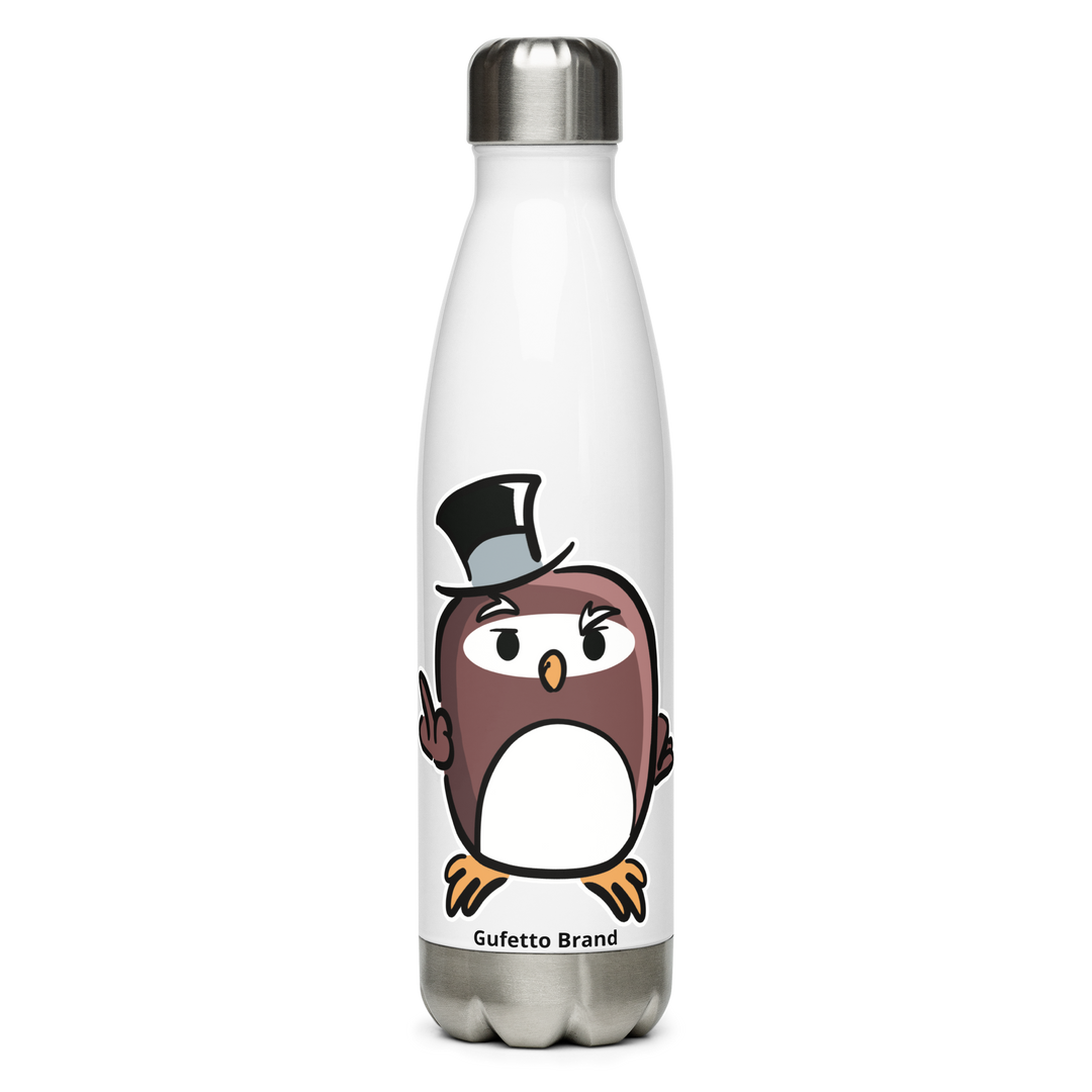 Borraccia in acciaio inossidabile GUFETTO FUCK - Gufetto Brand
