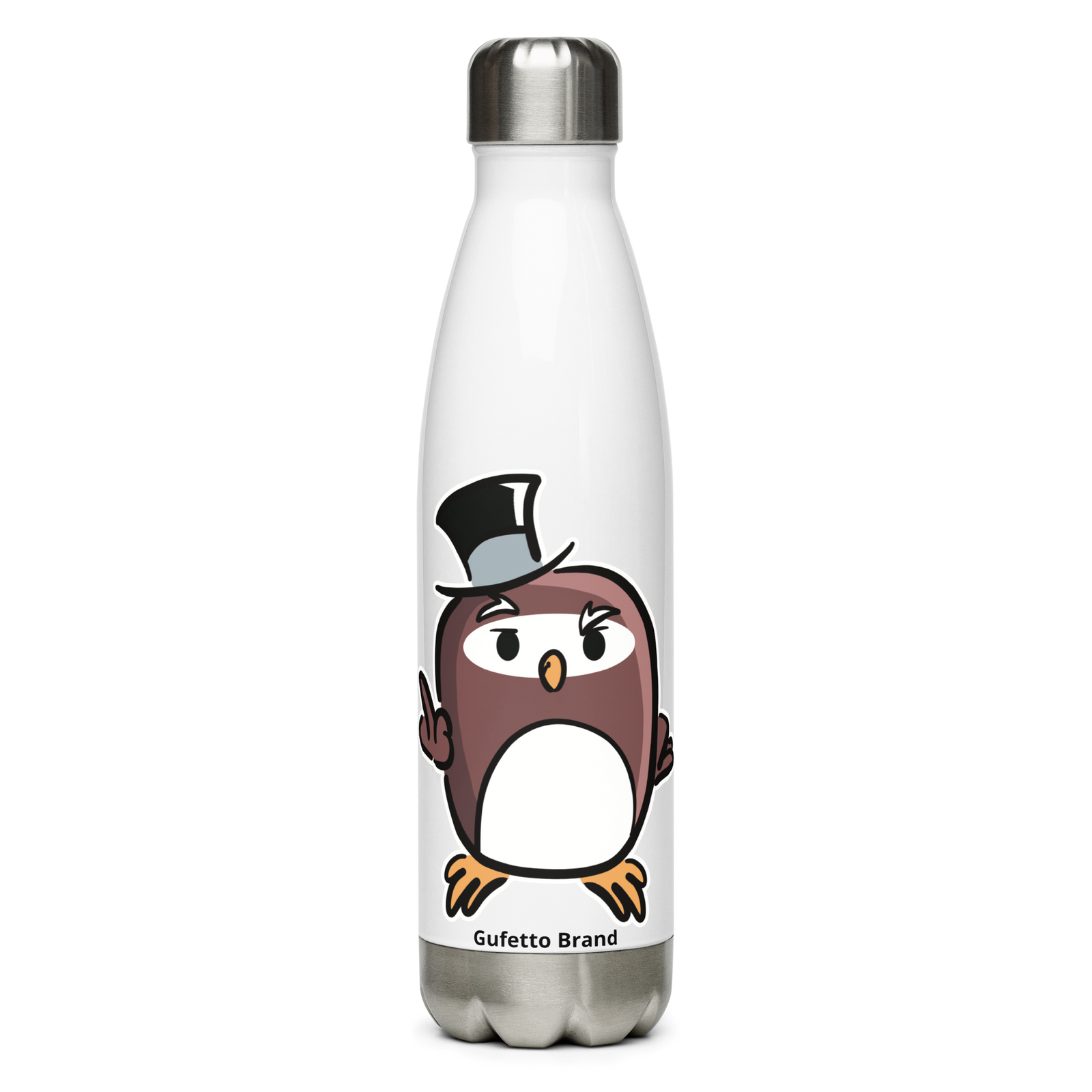 Borraccia in acciaio inossidabile GUFETTO FUCK - Gufetto Brand
