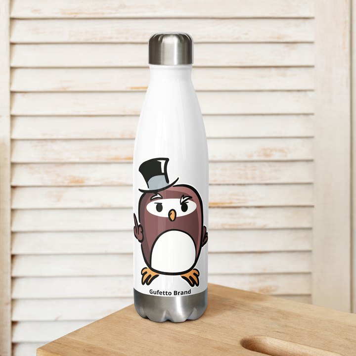 Borraccia in acciaio inossidabile GUFETTO FUCK - Gufetto Brand