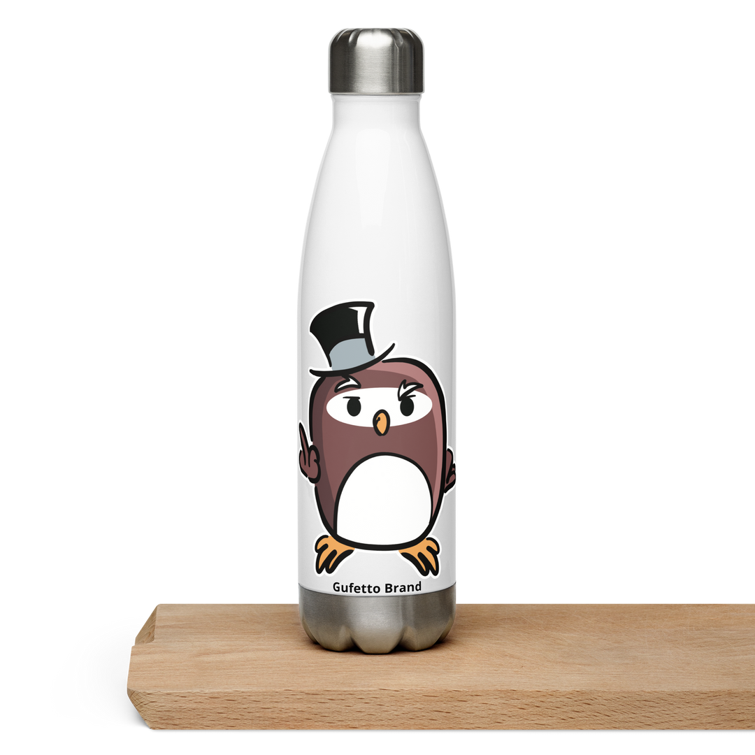 Borraccia in acciaio inossidabile GUFETTO FUCK - Gufetto Brand