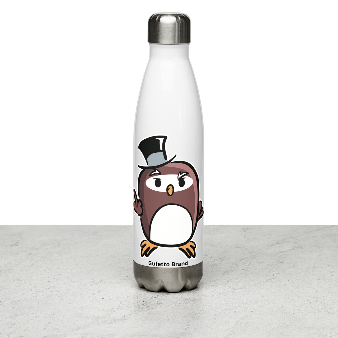 Borraccia in acciaio inossidabile GUFETTO FUCK - Gufetto Brand