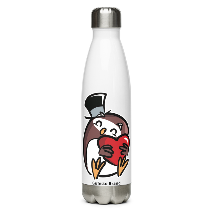 Borraccia in acciaio inossidabile GUFETTO CUORE - Gufetto Brand