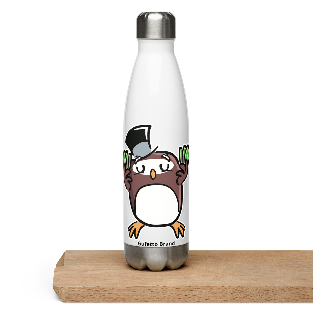 Borraccia in acciaio inossidabile GUFETTO SOLDI - Gufetto Brand