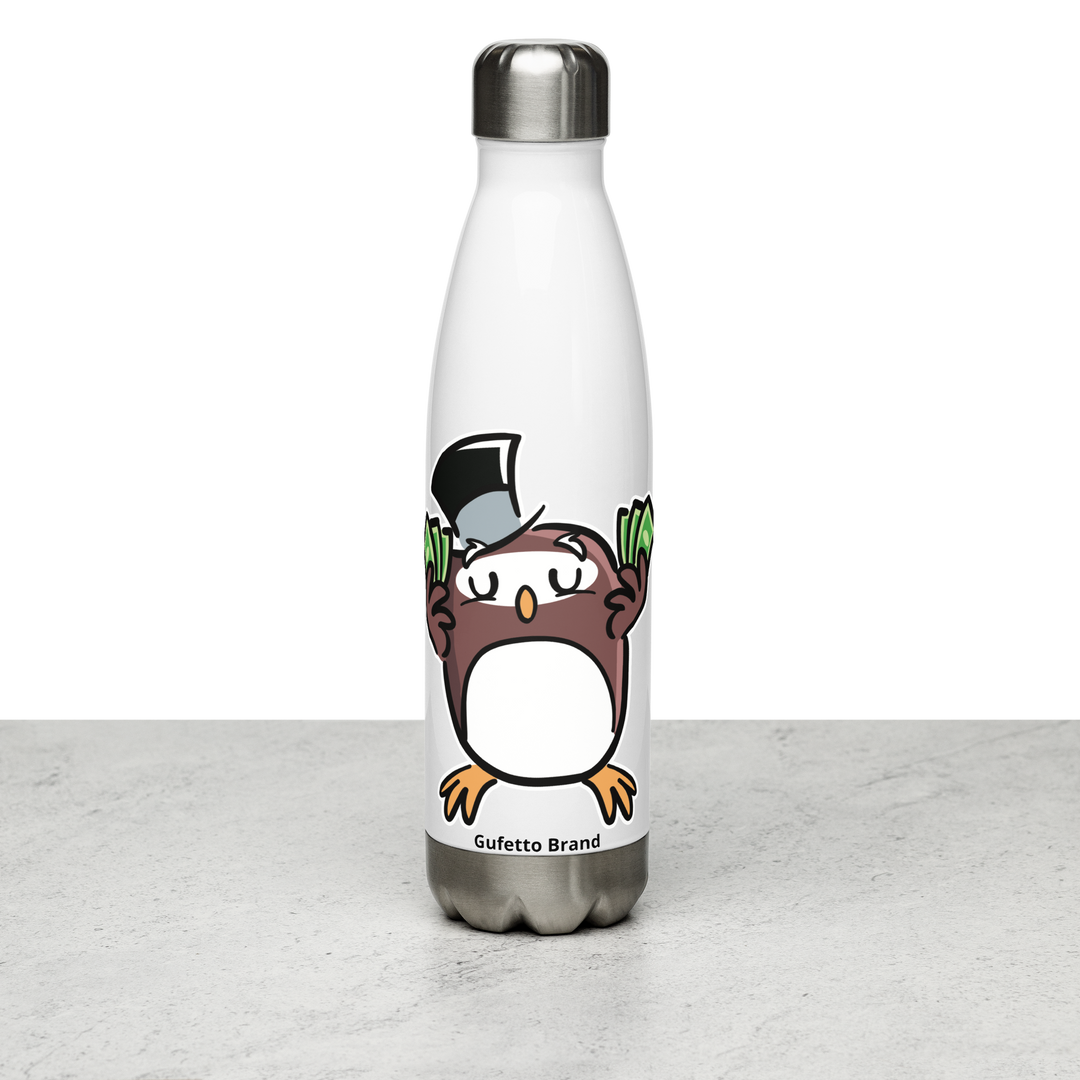 Borraccia in acciaio inossidabile GUFETTO SOLDI - Gufetto Brand