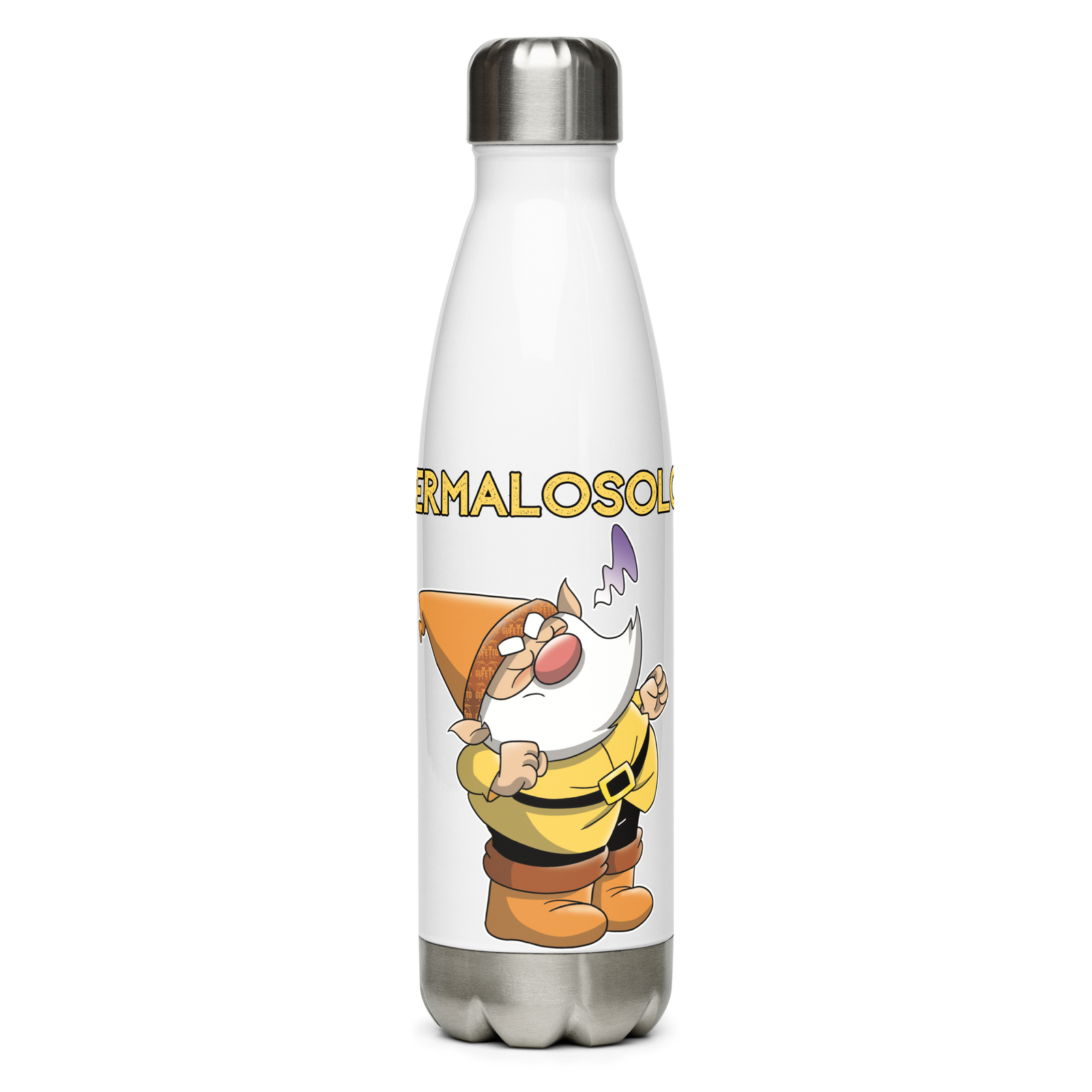 Borraccia in acciaio inossidabile PERMALOSOLO - Gufetto Brand