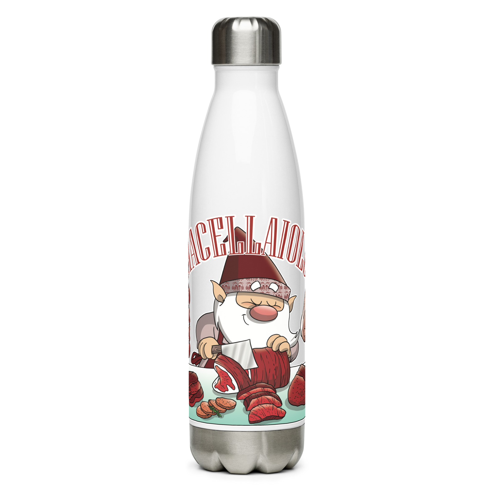 Borraccia in acciaio inossidabile MACELLAIOLO - Gufetto Brand