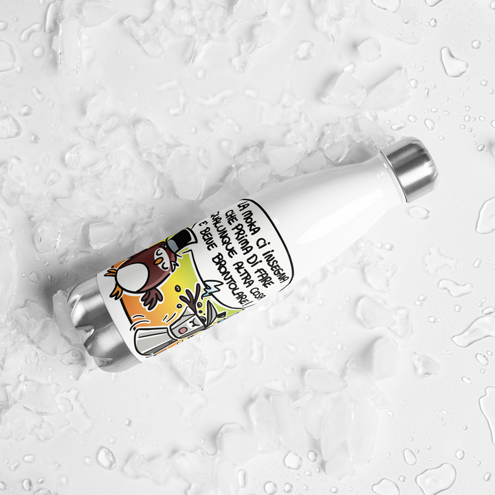 Borraccia in acciaio inossidabile LA MOKA - Gufetto Brand