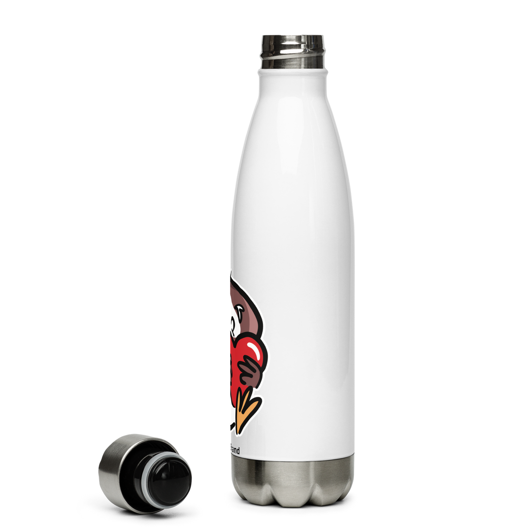 Borraccia in acciaio inossidabile GUFETTO CUORE - Gufetto Brand