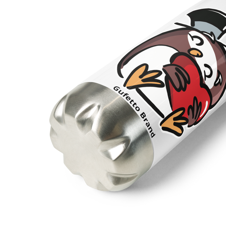 Borraccia in acciaio inossidabile GUFETTO CUORE - Gufetto Brand