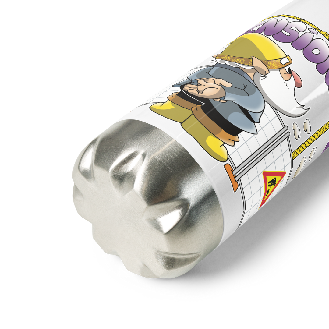 Borraccia in acciaio inossidabile PENSIONATOLO - Gufetto Brand