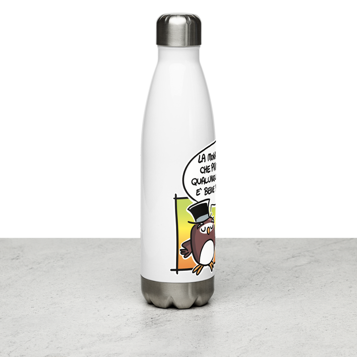 Borraccia in acciaio inossidabile LA MOKA - Gufetto Brand