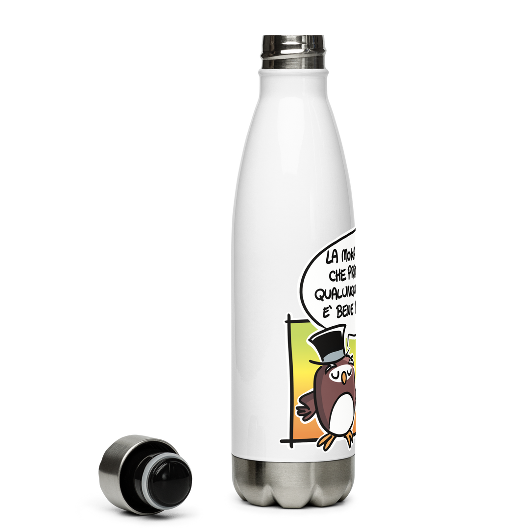 Borraccia in acciaio inossidabile LA MOKA - Gufetto Brand