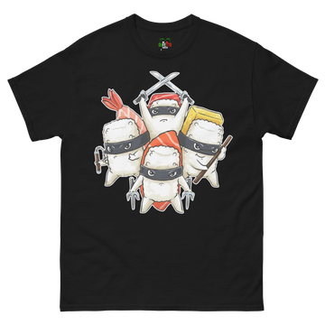 T-shirt classica Uomo Ninja Sushi