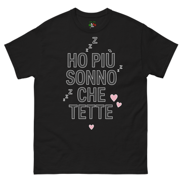 T-shirt classica Uomo Ho più Sonno che T...