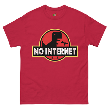 T-shirt classica Uomo No Internet