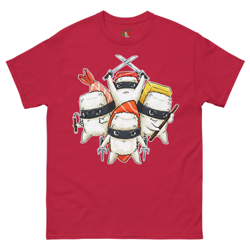 T-shirt classica Uomo Ninja Sushi