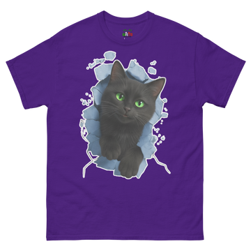 T-shirt classica Uomo Gatto Nero