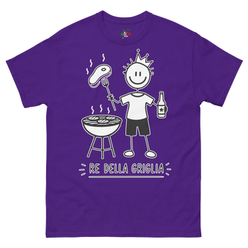 T-shirt classica Uomo Stick Re della Griglia